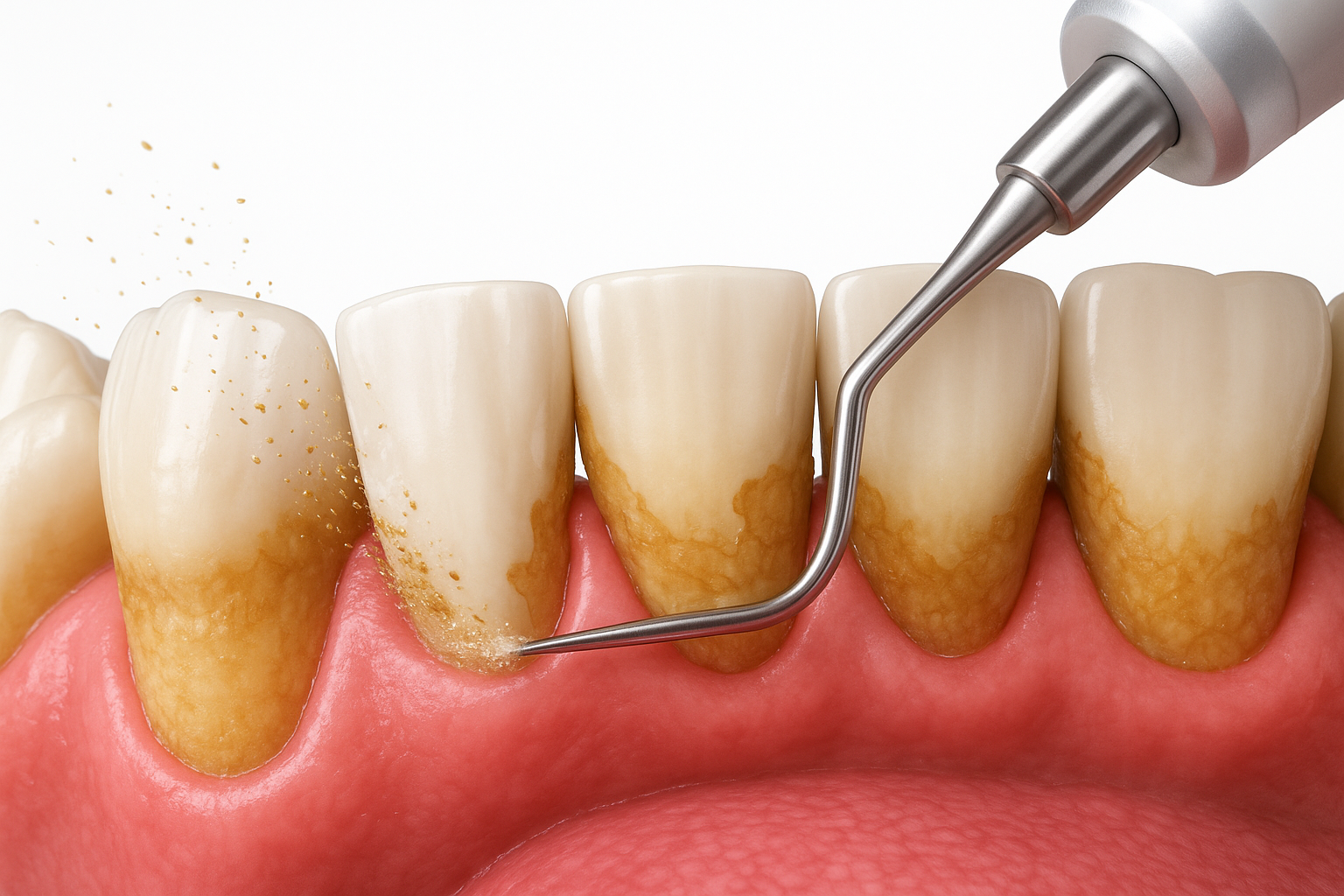 Professionelle Zahnreinigung – Zahnsteinentfernung mit Ultraschall